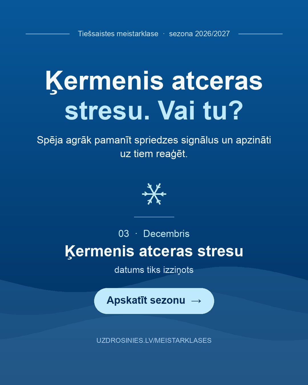 Ķermenis atceras stresu — meistarklases vizuālis