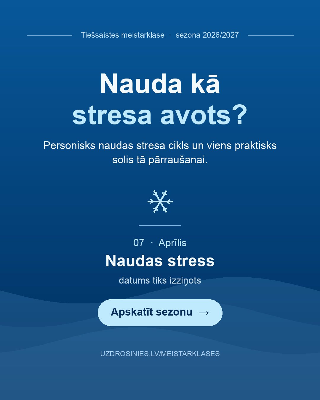 Naudas stress — meistarklases vizuālis